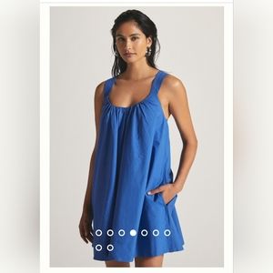 Anthropolgie mini dress. Size 2X. Blue.